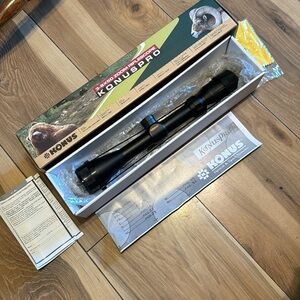 Kinuspro 3-9x50 Zoom Riflescope NIB Black